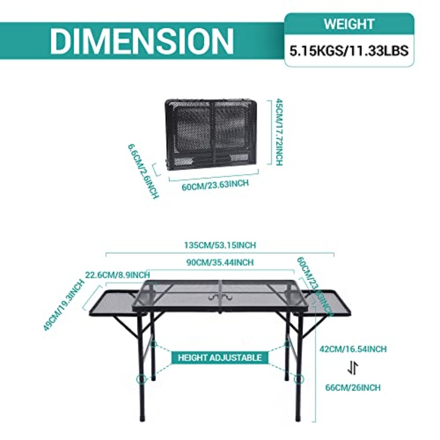 Folding Grill Table, Camping T – Outdoor Camping Table Bewertung und Preis