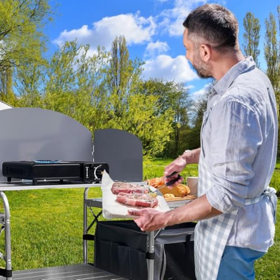 Camping Kitchen Table, Portabl – Outdoor Camping Cooking Table Bewertung und Preis