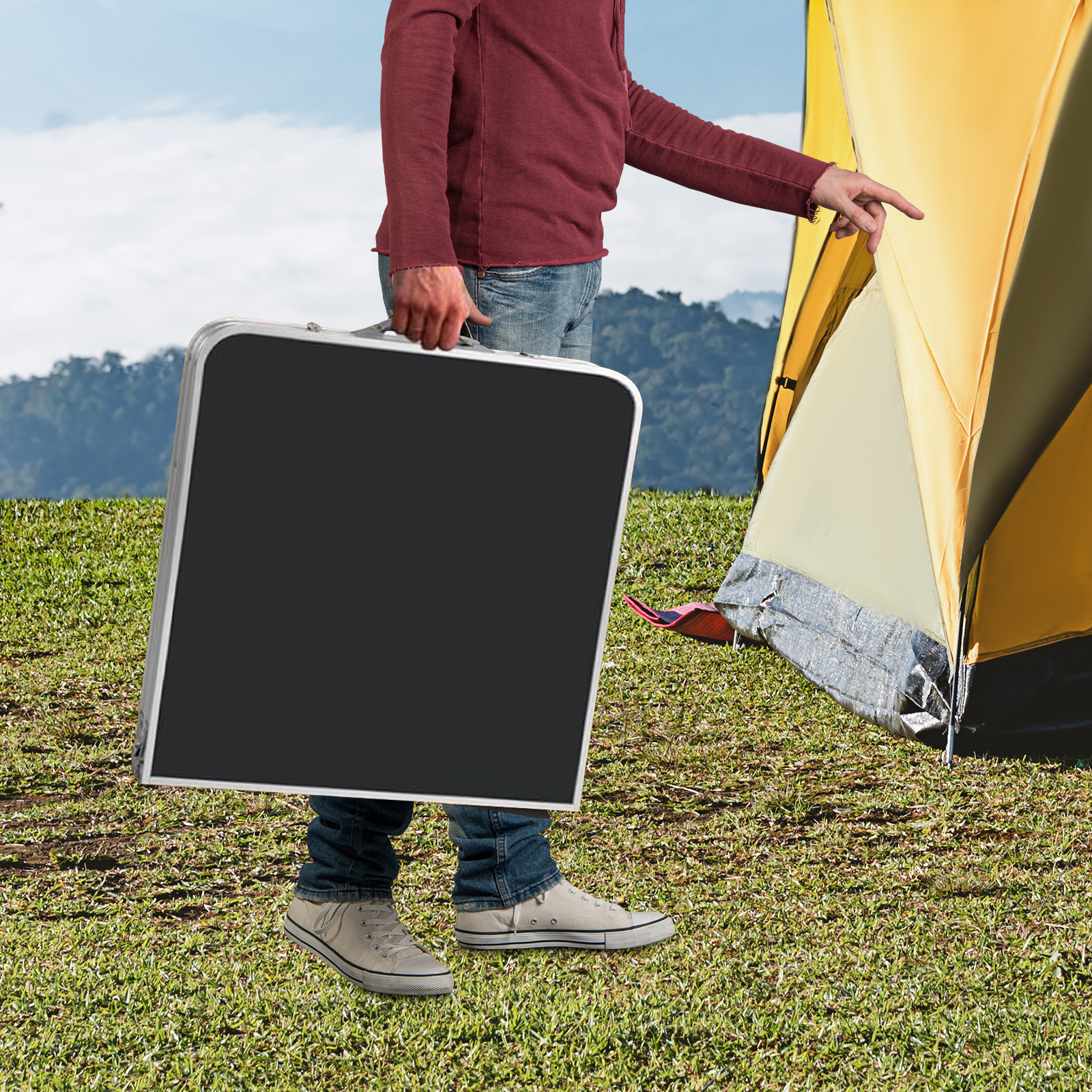 Camping Folding Table Cooking  – Outdoor Camping Cooking Table Bewertung und Preis