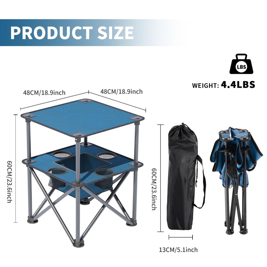 Folding Camping Table, Portabl – Outdoor Camping Table Bewertung und Preis
