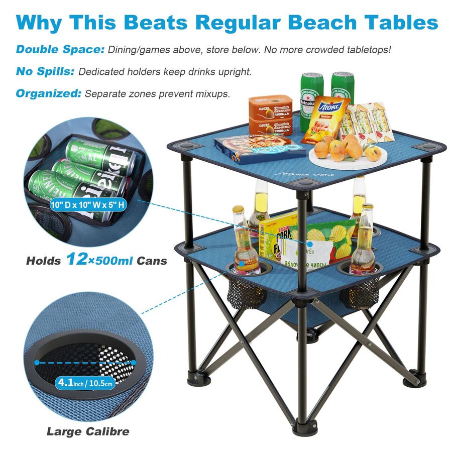 Folding Camping Table, Portabl – Outdoor Camping Table Bewertung und Preis