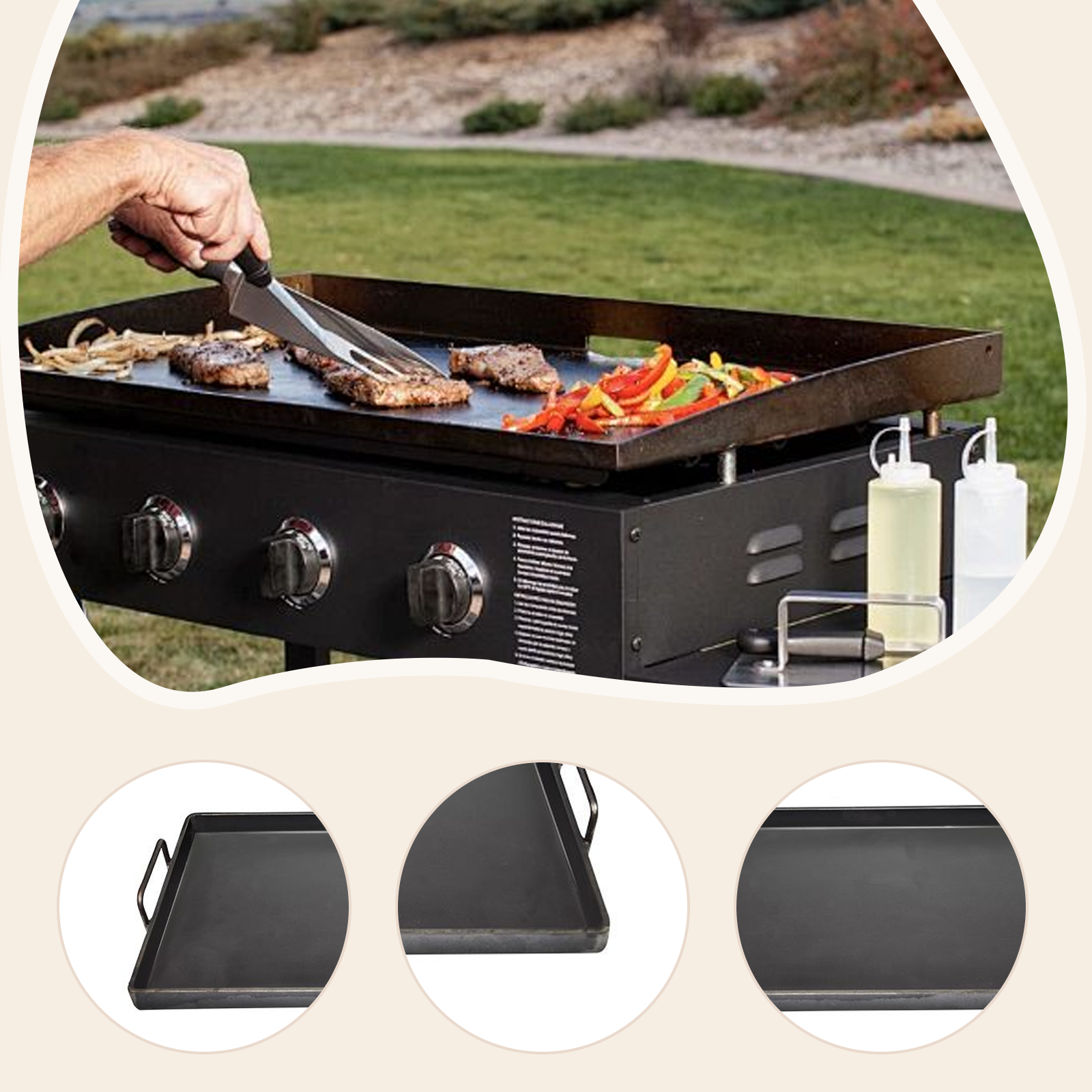Portable Camping Griddle Plate – Outdoor Camping Griddle Bewertung und Preis