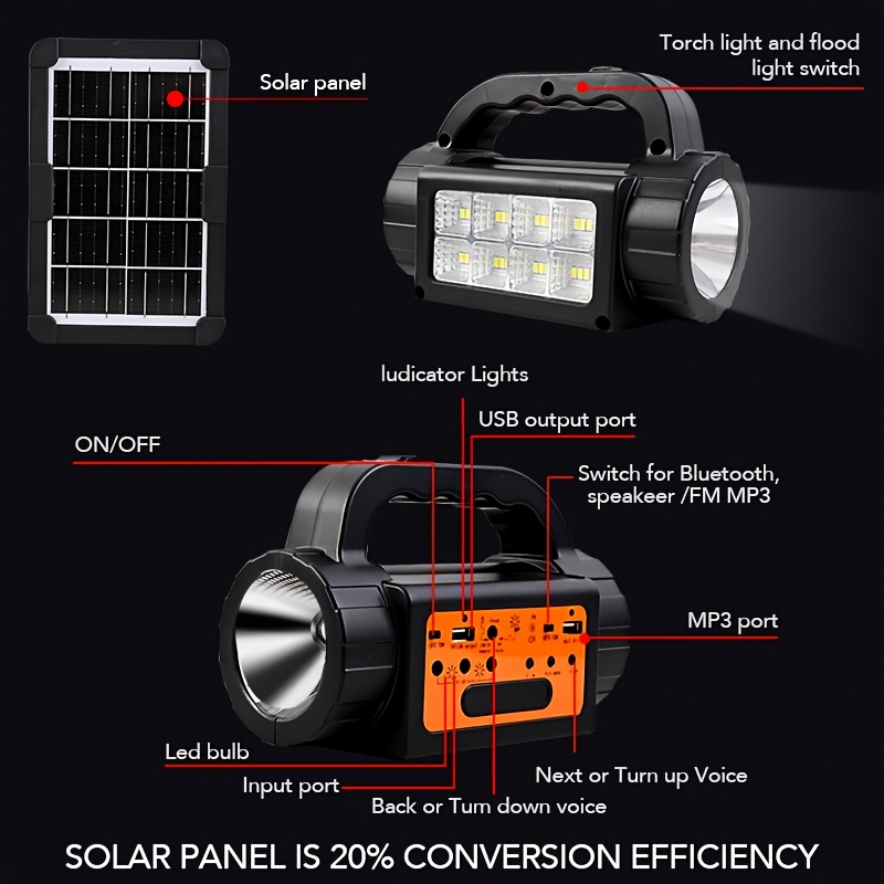 Solar Rechargeable Camping Lig – Outdoor Camping Lighting Bewertung und Preis