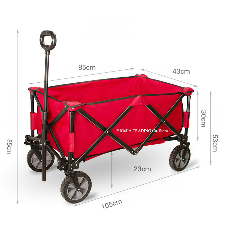 Folding Wagon with 17cm Solid  – Outdoor Camping Shop Bewertung und Preis