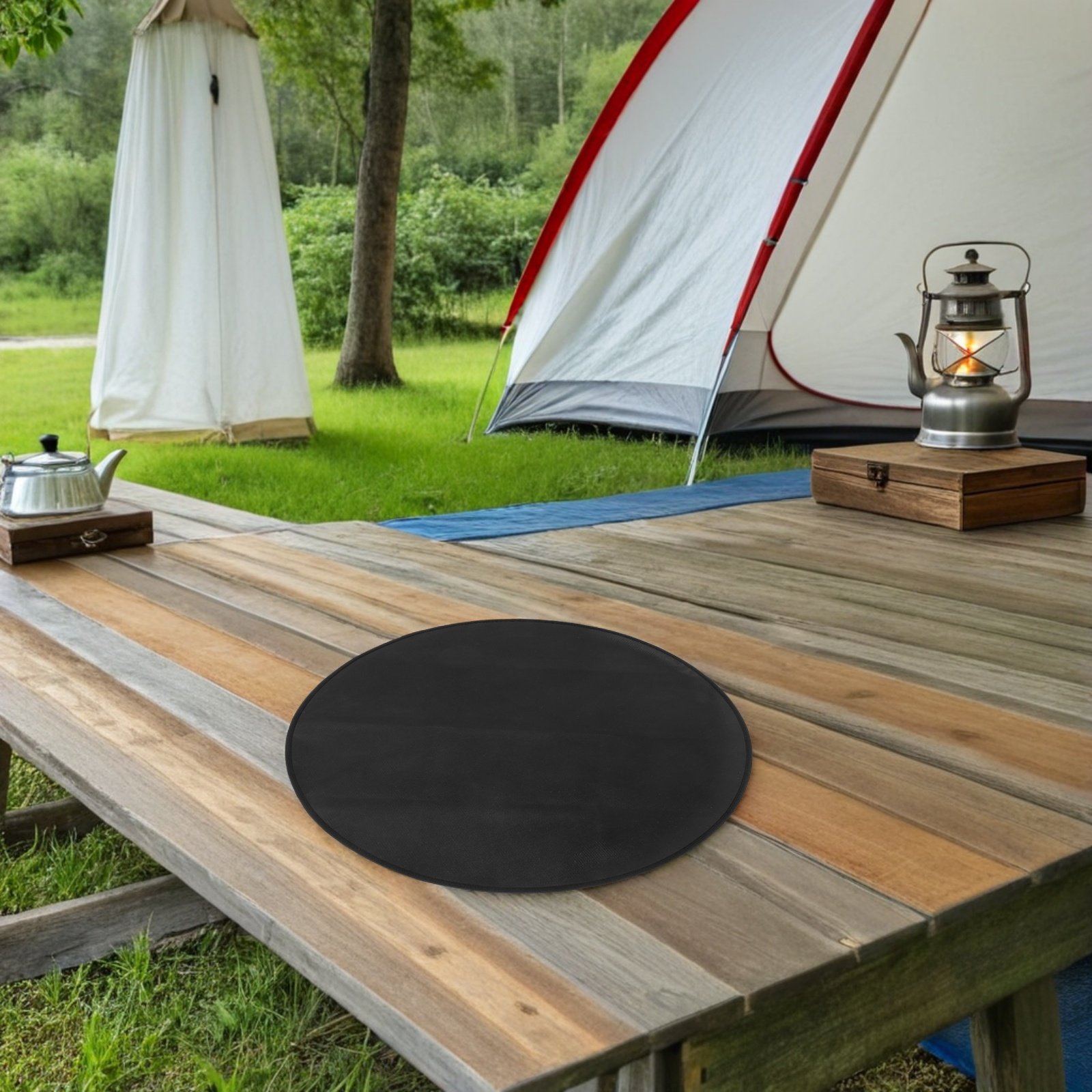 24 Inch Round Fireproof Grill  – Outdoor Camping Mat Bewertung und Preis