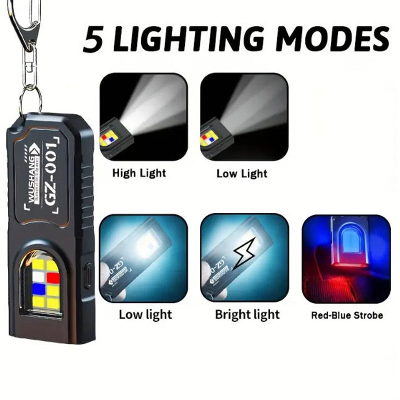 Multifunctional Keychain Flash – Outdoor Camping Adventure Lamp Bewertung und Preis
