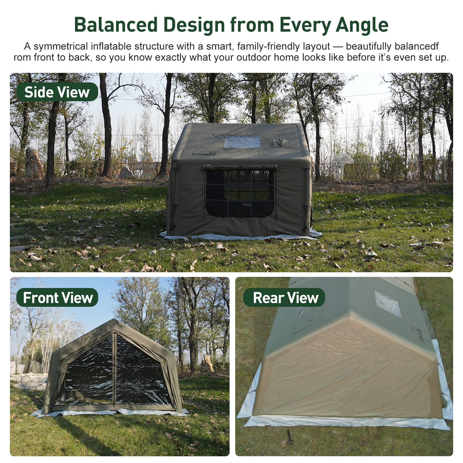9.0 Air Tent-Army Green High Q – Camping Zelt Outdoor Bewertung und Preis