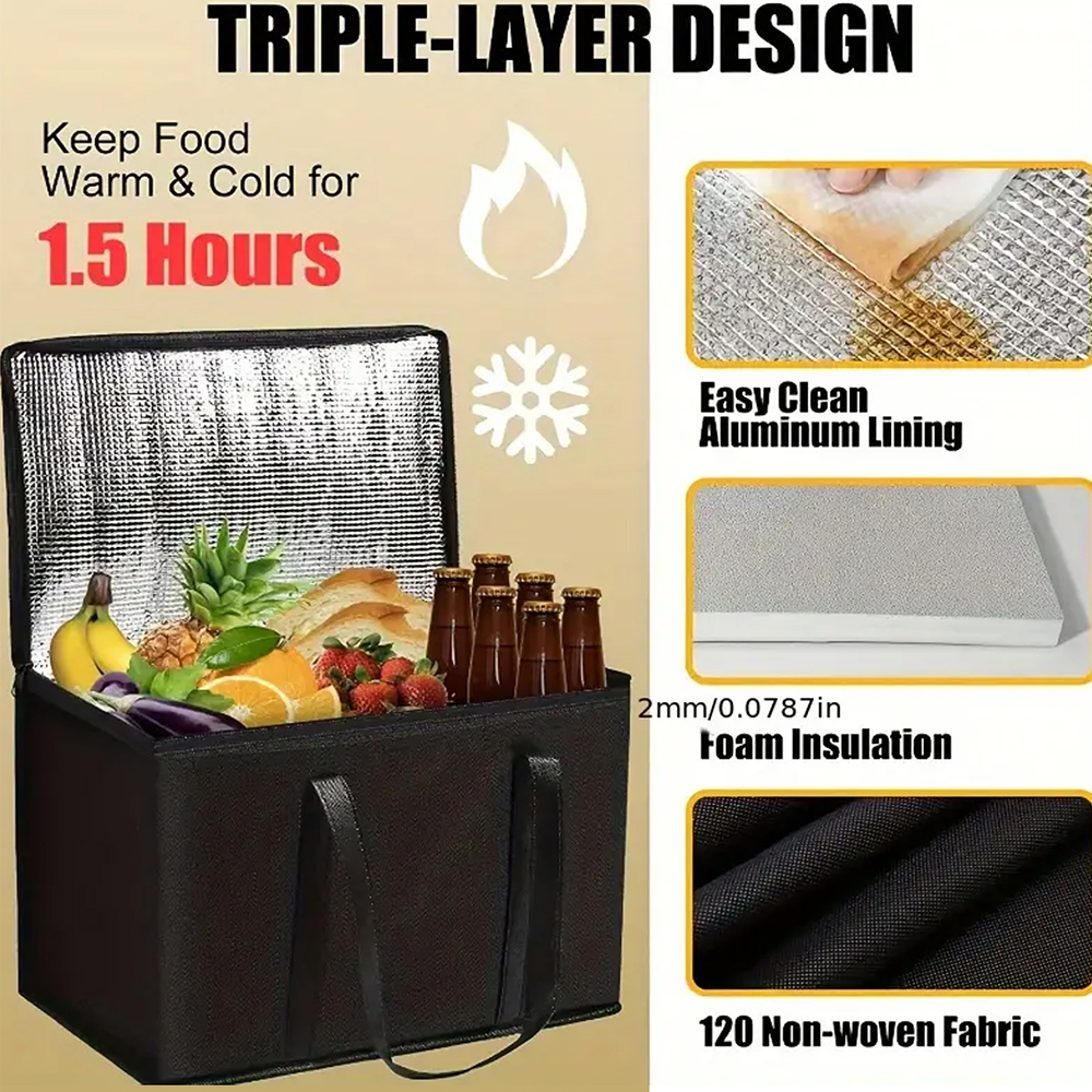 1PC Large Insulated Food Bag R – Outdoor Camping Meals Bewertung und Preis
