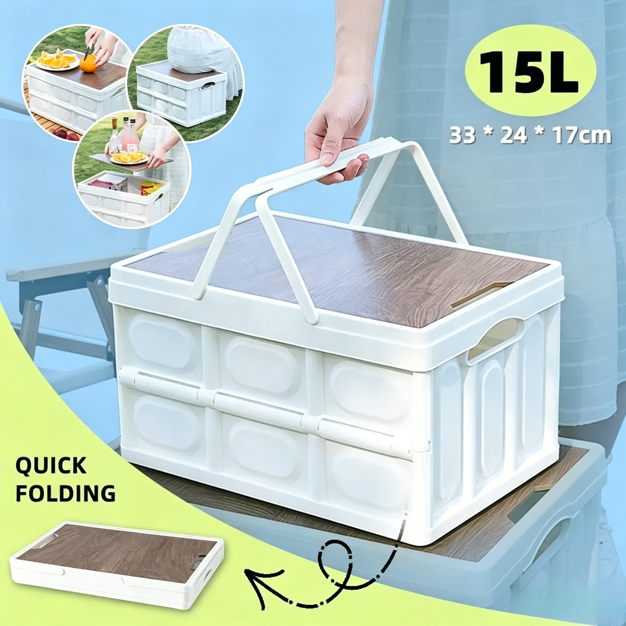 15L Foldable Camping Storage B – Outdoor Camping Stores Bewertung und Preis
