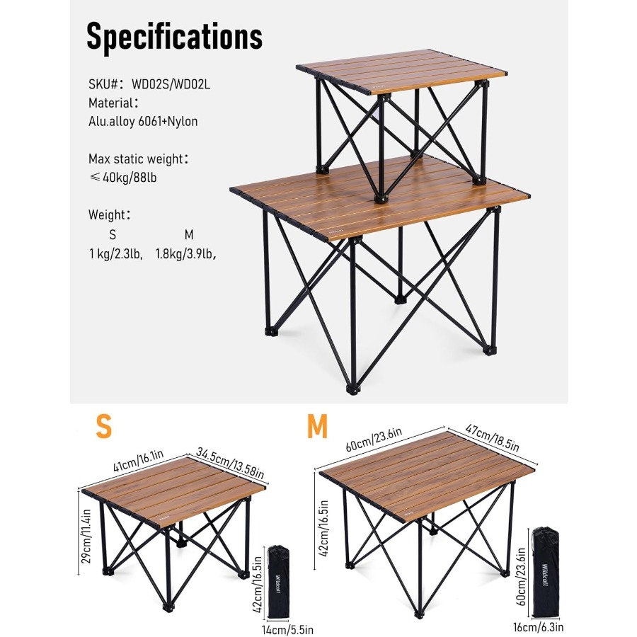 Ultralight Camping Table: Comp – Outdoor Camping Cooking Table Bewertung und Preis