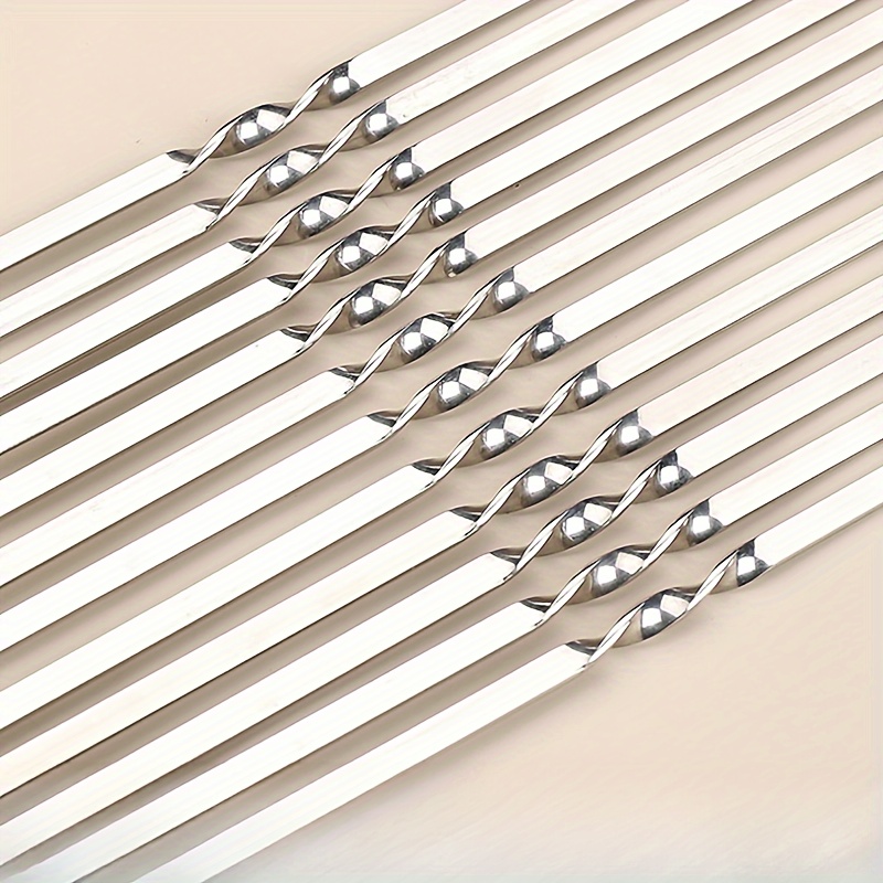 1 Set of Stainless Steel Skewe – Outdoor Camping Shop Bewertung und Preis