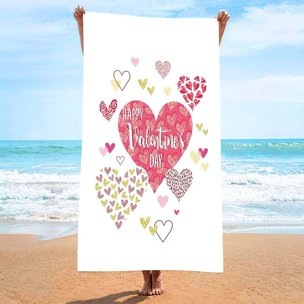 Heart Symbol Bath Towel 27x55i – Outdoor Camping Mat Bewertung und Preis