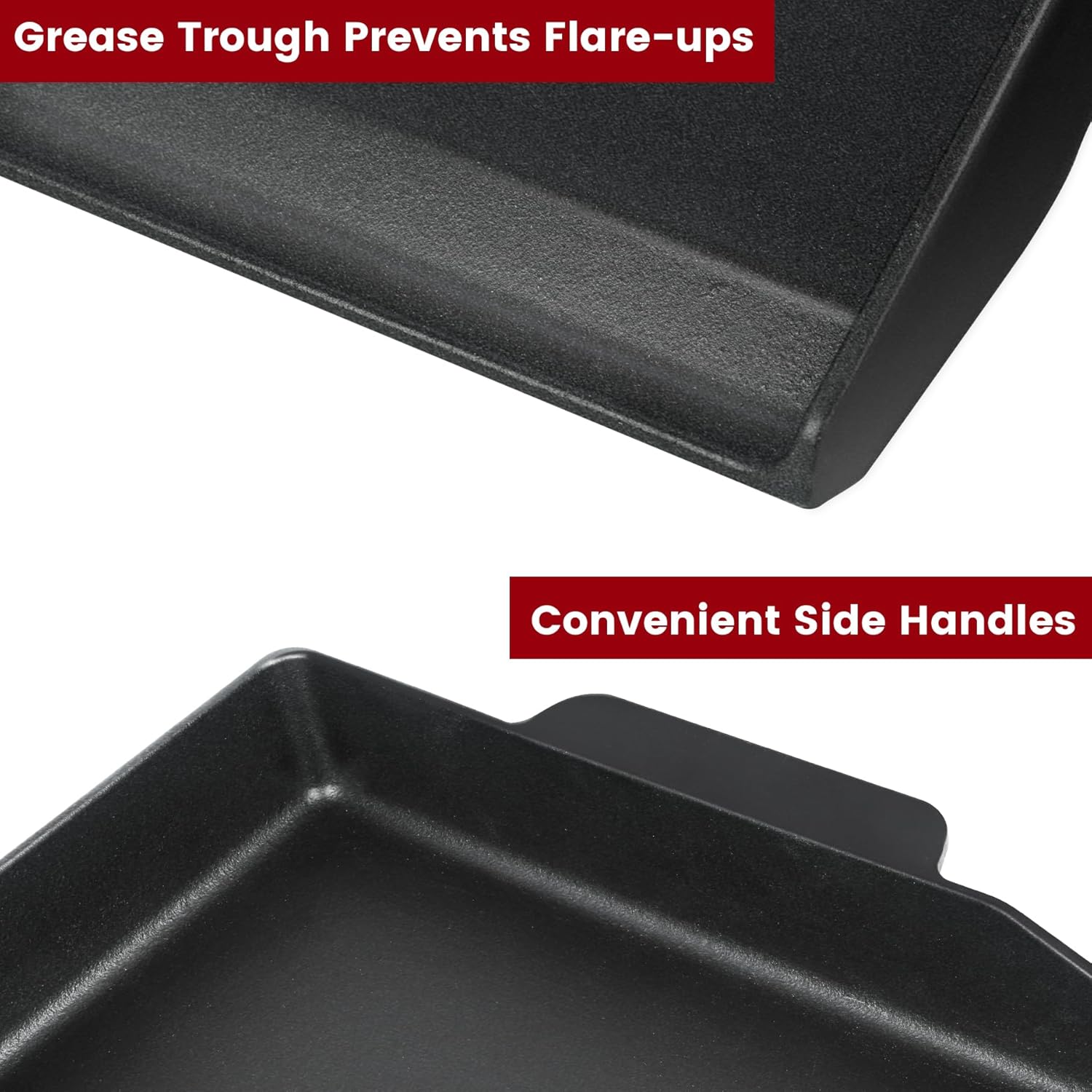 Cast Iron Griddle for Gas Gril – Outdoor Camping Griddle Bewertung und Preis