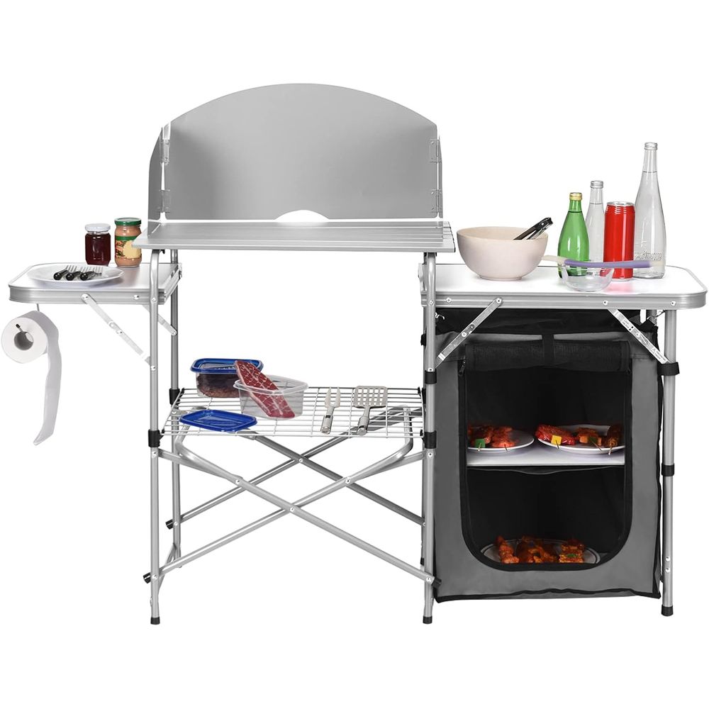 Camping Kitchen Table, Portabl – Outdoor Camping Table Bewertung und Preis