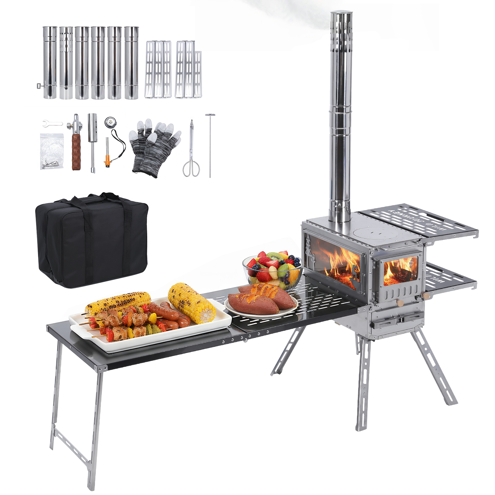Outdoor Camping Tent Stove wit – Outdoor Camping Cooking Table Bewertung und Preis
