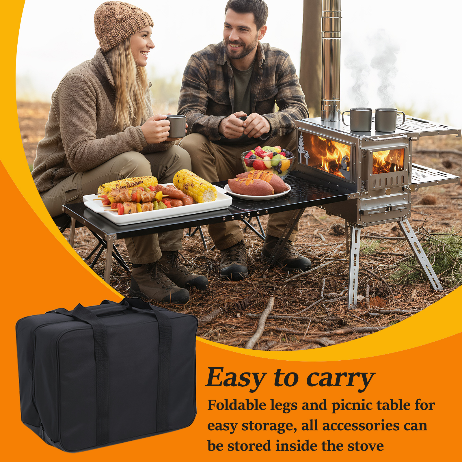 Outdoor Camping Tent Stove wit – Outdoor Camping Cooking Table Bewertung und Preis