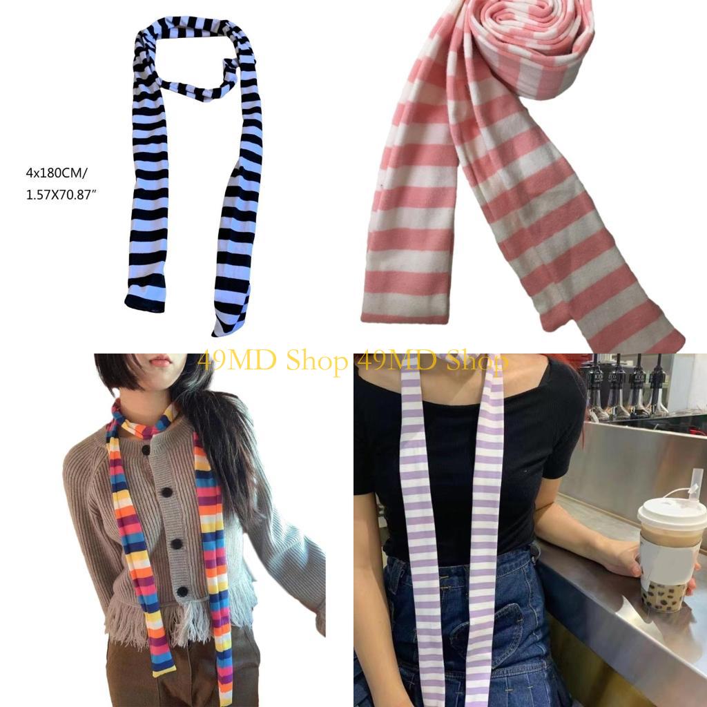 49MD Stripe Pattern Scarf for  – Outdoor Camping Shop Bewertung und Preis