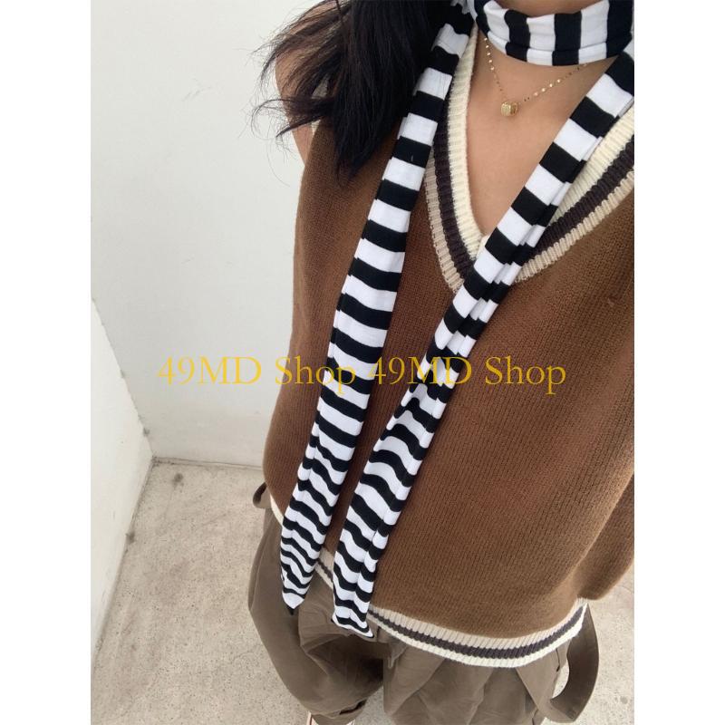 49MD Stripe Pattern Scarf for  – Outdoor Camping Shop Bewertung und Preis