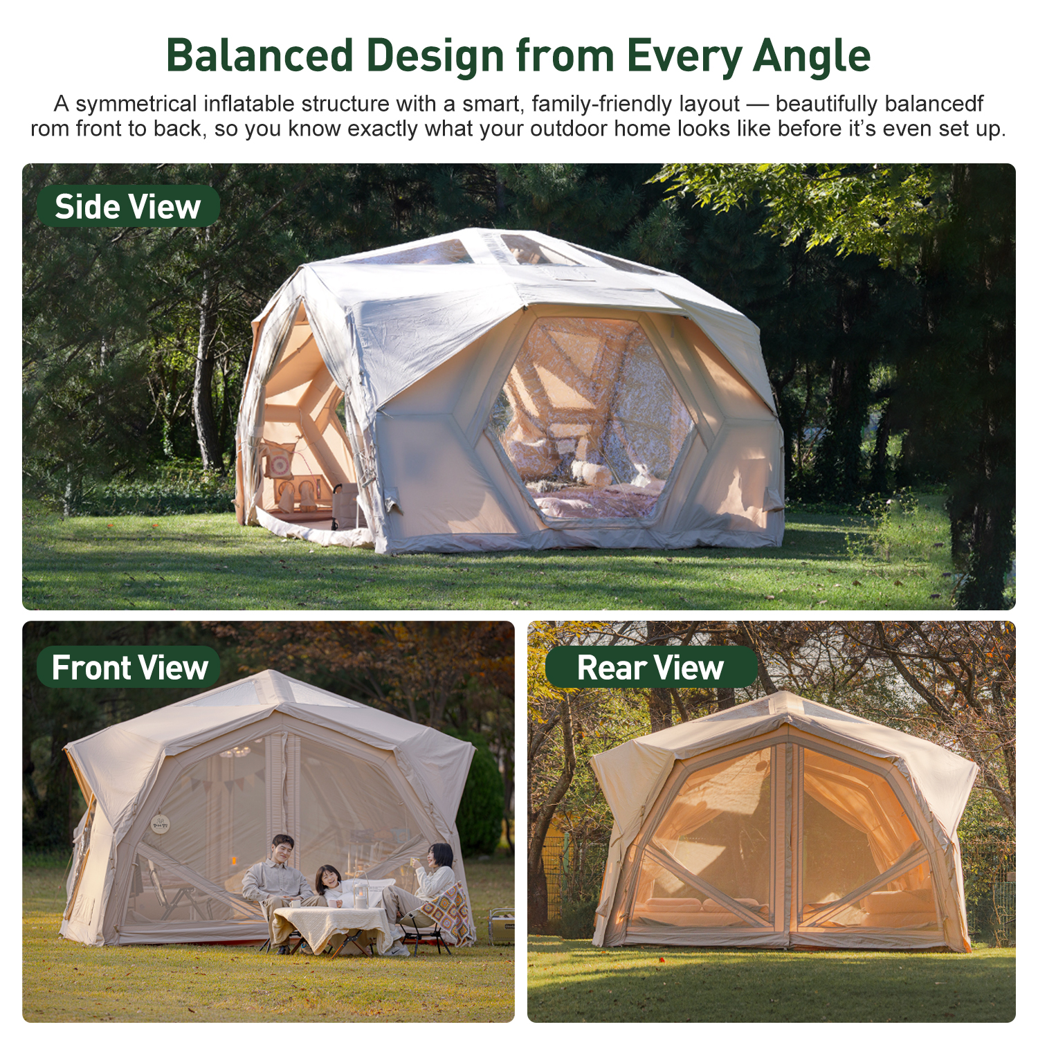 Hubshelter Pro Air Tent-Beige  – Camping Zelt Outdoor Bewertung und Preis